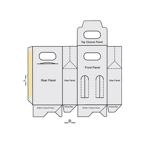 Gable Bag Auto Bottom With Hanger