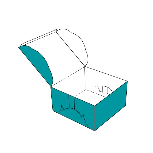 Self Lock Cake Box