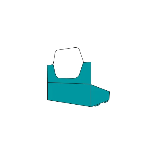 Self-locked Counter Display Tray